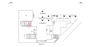 JR／有楽町駅／本屋改札内／№51駅看板・駅広告、位置図