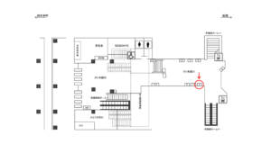 JR／新松戸駅／本屋口／№8駅看板・駅広告、位置図