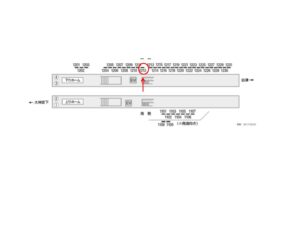 京成　船橋競馬場駅／／№1212駅看板・駅広告、位置図