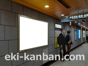 東京メトロ／青山一丁目駅／銀座線／№1駅看板・駅広告、写真2