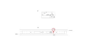 横浜市営／下飯田駅／／№5駅看板・駅広告、位置図