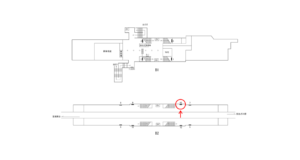 横浜市営／舞岡駅／／№10駅看板・駅広告、位置図