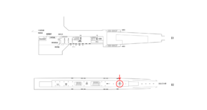 横浜市営／湘南台駅／／№28駅看板・駅広告、位置図