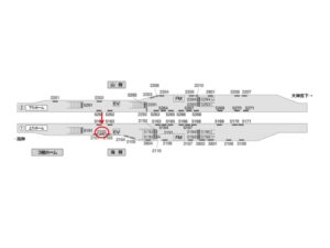 京成　船橋駅／／№2102駅看板・駅広告、位置図