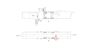 横浜市営／舞岡駅／／№12駅看板・駅広告、位置図