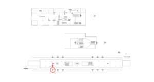 横浜市営／立場駅／／№21駅看板・駅広告、位置図