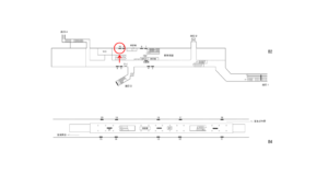 横浜市営／踊場駅／／№10駅看板・駅広告、位置図