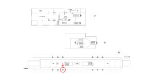 横浜市営／立場駅／／№19駅看板・駅広告、位置図