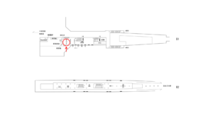 横浜市営／湘南台駅／／№5駅看板・駅広告、位置図