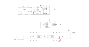 横浜市営／立場駅／／№16駅看板・駅広告、位置図
