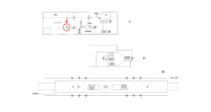 横浜市営/立場駅//№6駅看板・駅広告、位置図