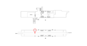 横浜市営／舞岡駅／／№8駅看板・駅広告、位置図