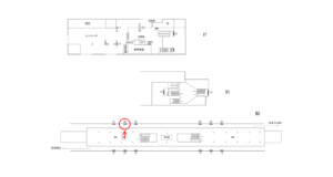 横浜市営／立場駅／／№26駅看板・駅広告、位置図