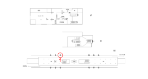 横浜市営/立場駅//№25駅看板・駅広告、位置図