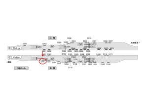 京成　船橋駅／／№2101駅看板・駅広告、位置図