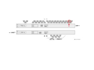 京成　船橋競馬場駅／／№1229駅看板・駅広告、位置図