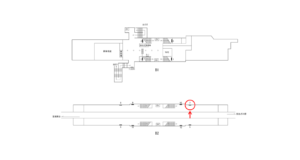 横浜市営／舞岡駅／／№7駅看板・駅広告、位置図