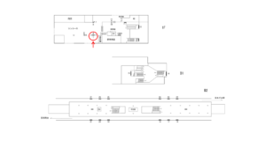 横浜市営／立場駅／／№1駅看板・駅広告、位置図