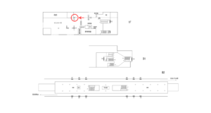 横浜市営／立場駅／／№7駅看板・駅広告、位置図