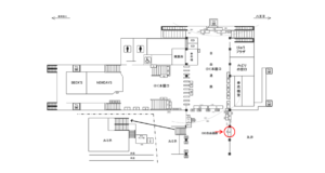 JR／町田駅／自由通路／№5駅看板・駅広告、位置図