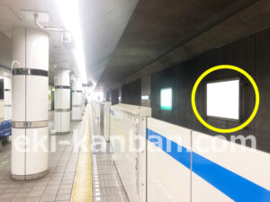 横浜市営／北新横浜駅／／№6駅看板・駅広告、写真1