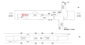 横浜市営／北山田駅／／№2駅看板・駅広告、位置図