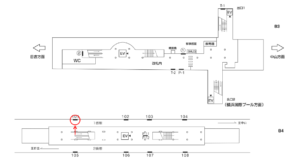 横浜市営／北山田駅／／№101駅看板・駅広告、位置図