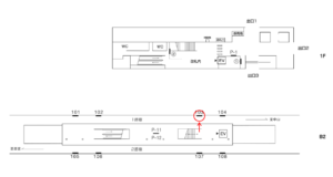 横浜市営／東山田駅／／№103駅看板・駅広告、位置図