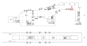横浜市営／中山駅／／№54駅看板・駅広告、位置図