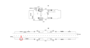 横浜市営／弘明寺駅／／№27駅看板・駅広告、位置図