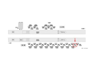京成　佐倉駅／／№1118駅看板・駅広告、位置図