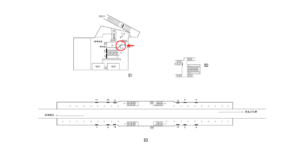 横浜市営/下永谷駅/№T-4№4駅看板・駅広告、位置図