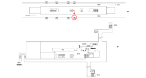 横浜市営/川和町駅//№108駅看板・駅広告、位置図