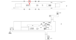 横浜市営／川和町駅／／№102駅看板・駅広告、位置図