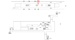 横浜市営／川和町駅／／№104駅看板・駅広告、位置図