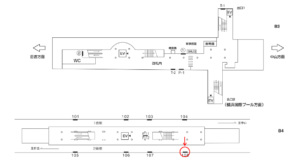 横浜市営／北山田駅／／№108駅看板・駅広告、位置図