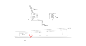 横浜市営／高島町駅／／№9駅看板・駅広告、位置図