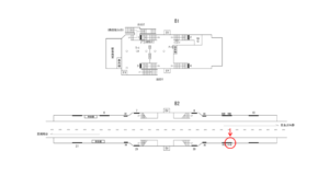 横浜市営／弘明寺駅／／右№31駅看板・駅広告、位置図