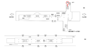 横浜市営／北山田駅／№T-1№1駅看板・駅広告、位置図