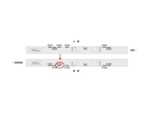 京成　公津の杜駅／／№5103駅看板・駅広告、位置図