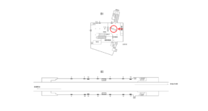 横浜市営/三ッ沢上町駅/№T-5№5駅看板・駅広告、位置図