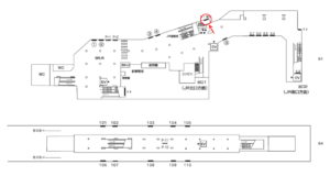 横浜市営/中山駅//№51駅看板・駅広告、位置図