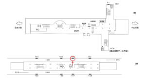 横浜市営／北山田駅／／№103駅看板・駅広告、位置図
