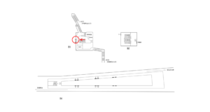 横浜市営／高島町駅／／№1駅看板・駅広告、位置図