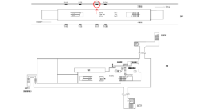 横浜市営／川和町駅／／№103駅看板・駅広告、位置図