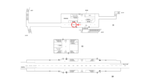 横浜市営/片倉町駅/№T-10№10駅看板・駅広告、位置図