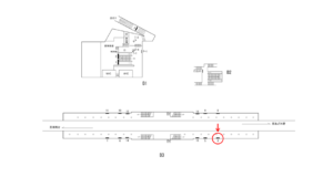 横浜市営／下永谷駅／／№4駅看板・駅広告、位置図