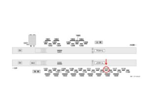 京成　佐倉駅／／№1115駅看板・駅広告、位置図