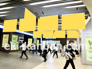 西武　池袋駅／西武 池袋駅 池袋フラッグ 7日間№7駅臨時広告・駅広告、写真2