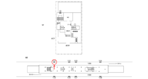 横浜市営／都筑ふれあいの丘駅／／№101駅看板・駅広告、位置図